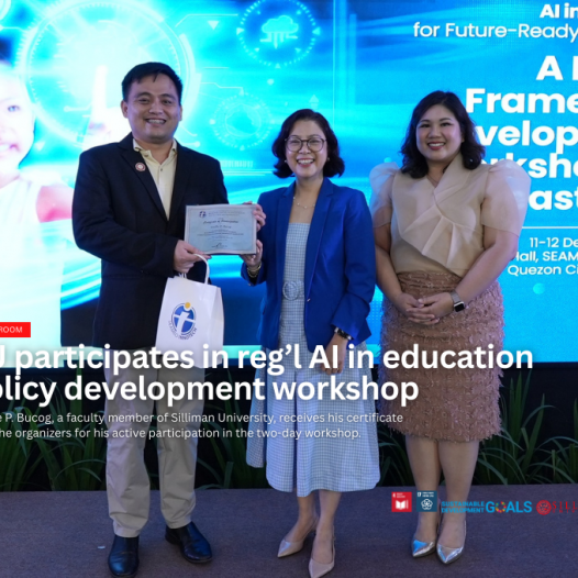 SU participates in reg’l AI in education policy development workshop