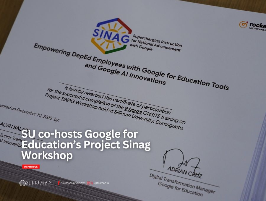 SU co-hosts Google for Education’s Project Sinag Workshop