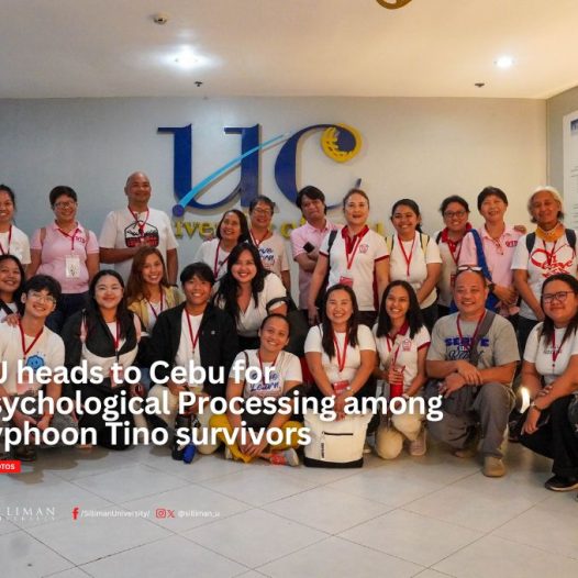 SU heads to Cebu for Psychological Processing among Typhoon Tino survivors