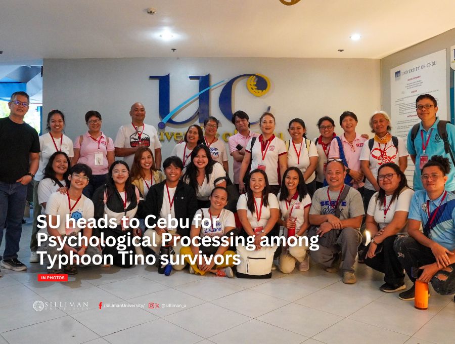 SU heads to Cebu for Psychological Processing among Typhoon Tino survivors