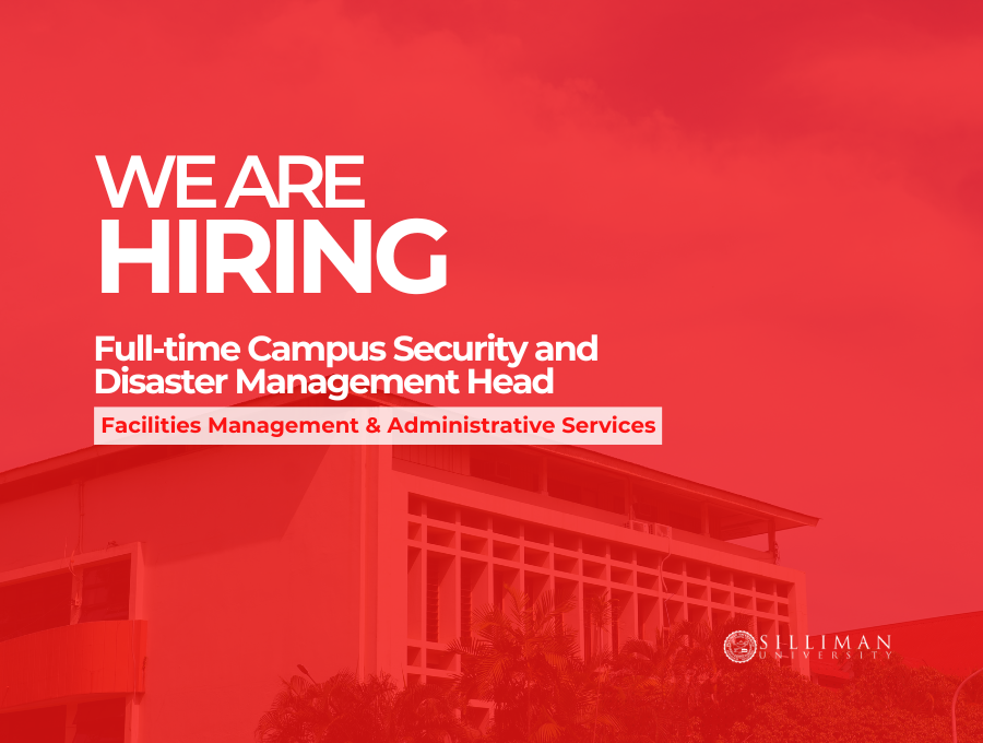 Facilities Management and Administrative Services (FMAS) is hiring a full-time Campus Security and Disaster Management Head