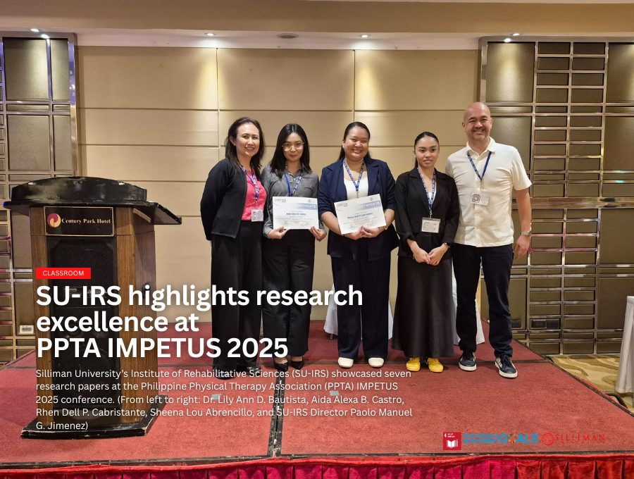 SU-IRS highlights research excellence at PPTA IMPETUS 2025 SU-IRS highlights research excellence at PPTA IMPETUS 2025