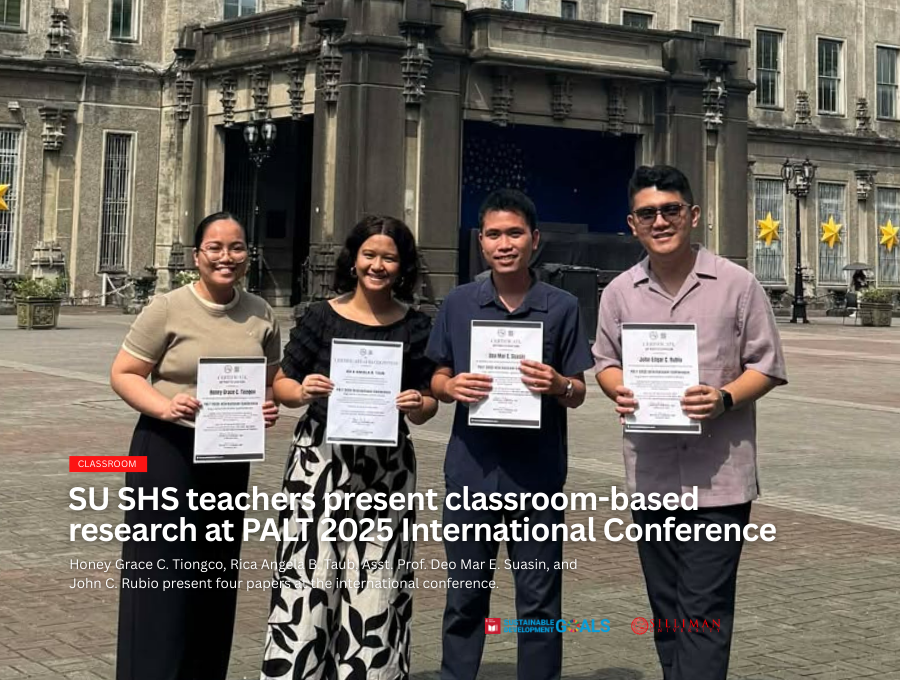 SU SHS teachers present classroom-based research at PALT 2025 International Conference