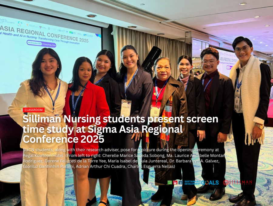 Silliman Nursing students present screen time study at Sigma Asia Regional Conference 2025