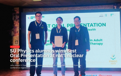 SU Physics alumnus wins Best Oral Presentation at nat’l nuclear conference