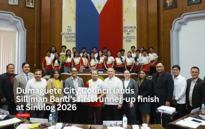Dumaguete City Council lauds Silliman Band’s first runner-up finish at Sinulog 2026