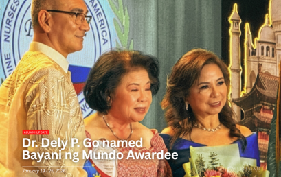 Dr. Dely P. Go named Bayani ng Mundo Awardee