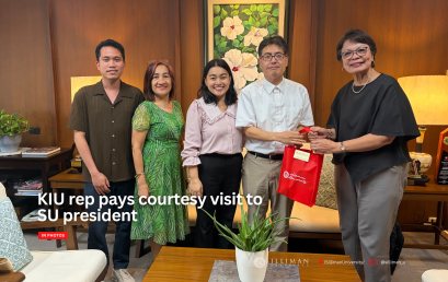 KIU rep pays courtesy visit to SU president