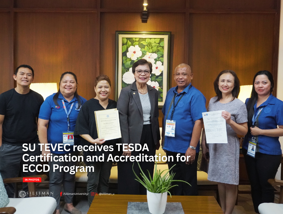 SU TEVEC receives TESDA Certification and Accreditation for ECCD Program