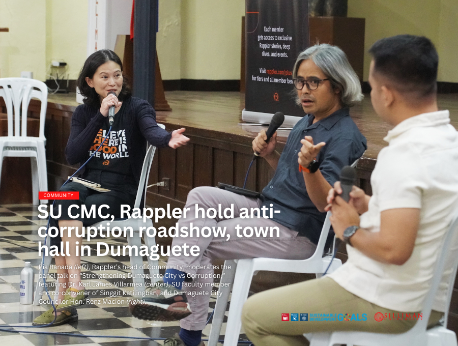 SU CMC, Rappler hold anti-corruption roadshow, town hall in Dumaguete