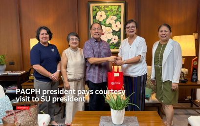 PACPH president pays courtesy visit to SU president