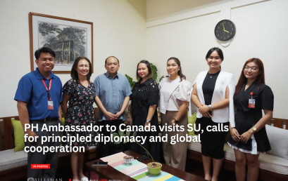 PH Ambassador to Canada visits SU, calls for principled diplomacy and global cooperation