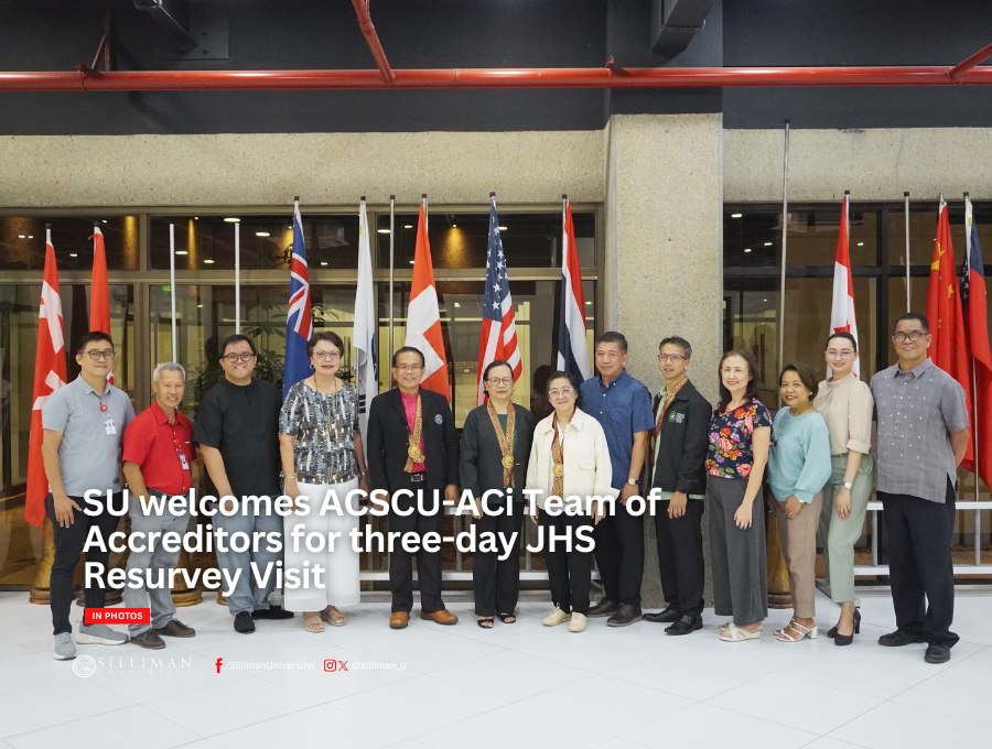 SU welcomes ACSCU-ACi Team of Accreditors for three-day JHS Resurvey Visit SU welcomes ACSCU-ACi Team of Accreditors for three-day JHS Resurvey Visit