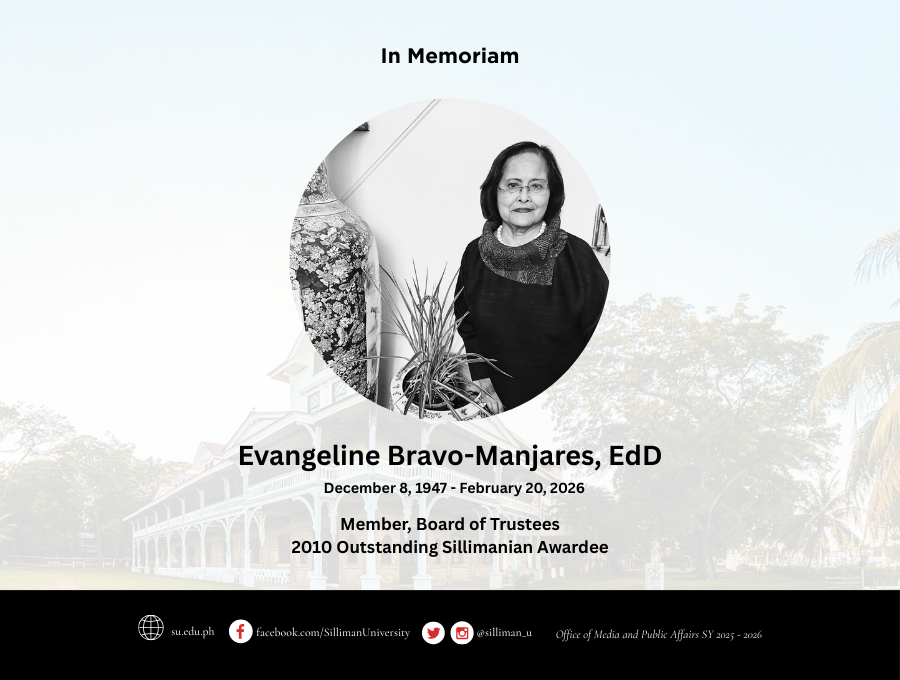 SU Mourns the Passing of Trustee Dr. Evangeline Bravo-Manjares SU Mourns the Passing of Trustee Dr. Evangeline Bravo-Manjares