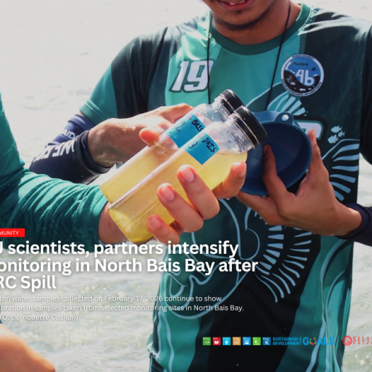 SU Scientists, Partners Intensify Monitoring in North Bais Bay after URC Spill