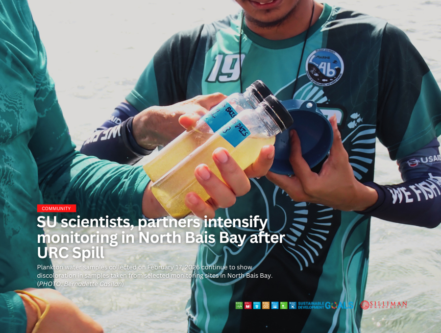 SU Scientists, Partners Intensify Monitoring in North Bais Bay after URC Spill