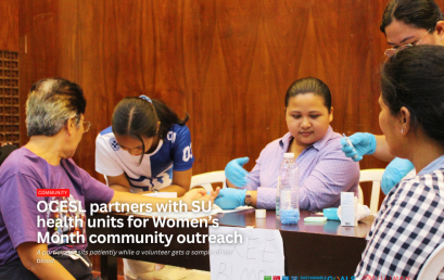 OCESL partners with SU health units for Women’s Month community outreach