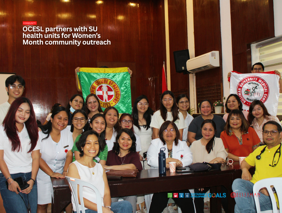 Students, doctors, and educators from the Medical School pose at the event.