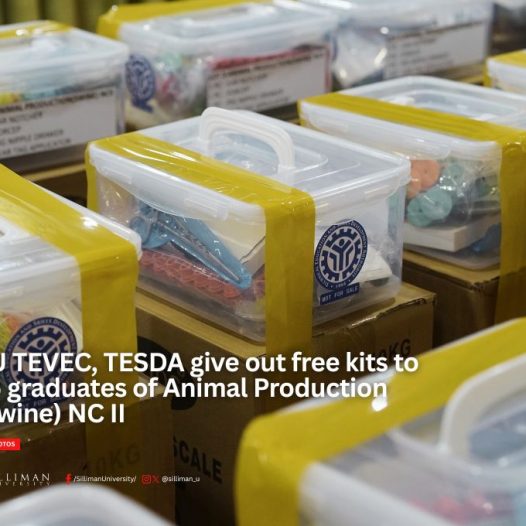 SU TEVEC, TESDA give out free kits to 25 graduates of Animal Production (Swine) NC II