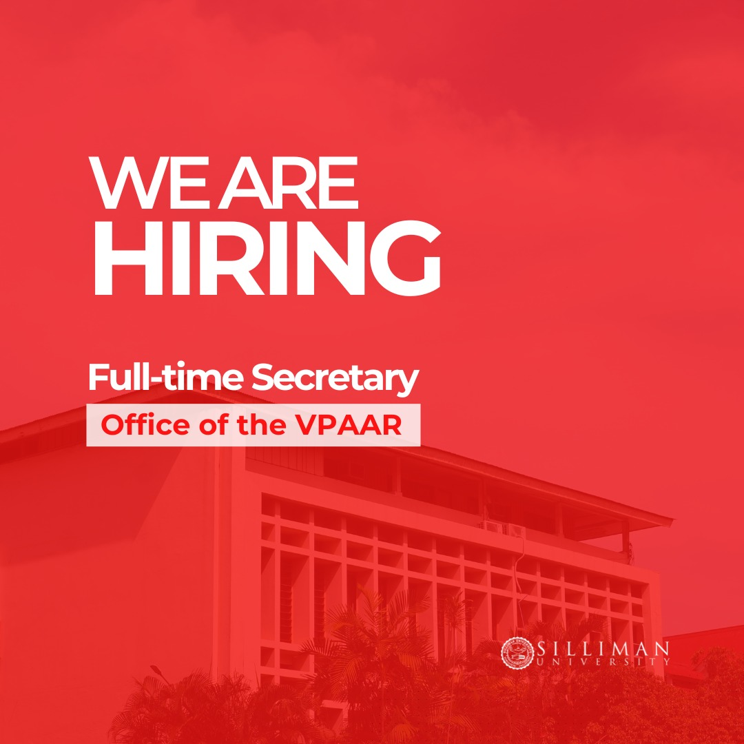 Office of the Vice President for Academic Affairs and Research (VPAAR) is hiring a full-time secretary