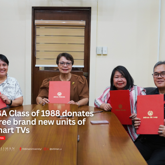 CBA Class of 1988 donates three brand new units of Smart TVs