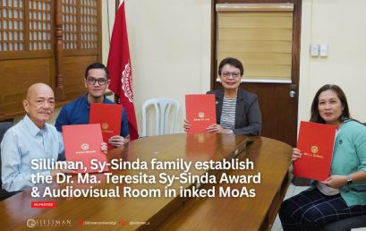 Silliman, Sy-Sinda family establish the Dr. Ma. Teresita Sy-Sinda Award & Audiovisual Room in inked MoAs