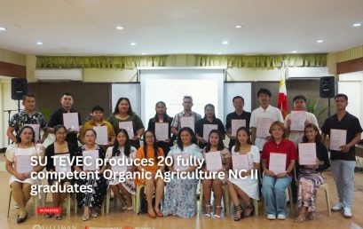 SU TEVEC produces 20 fully competent Organic Agriculture NC II graduates