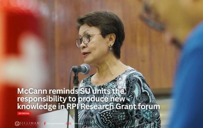 McCann reminds SU units the responsibility to produce new knowledge in RPI Research Grant forum