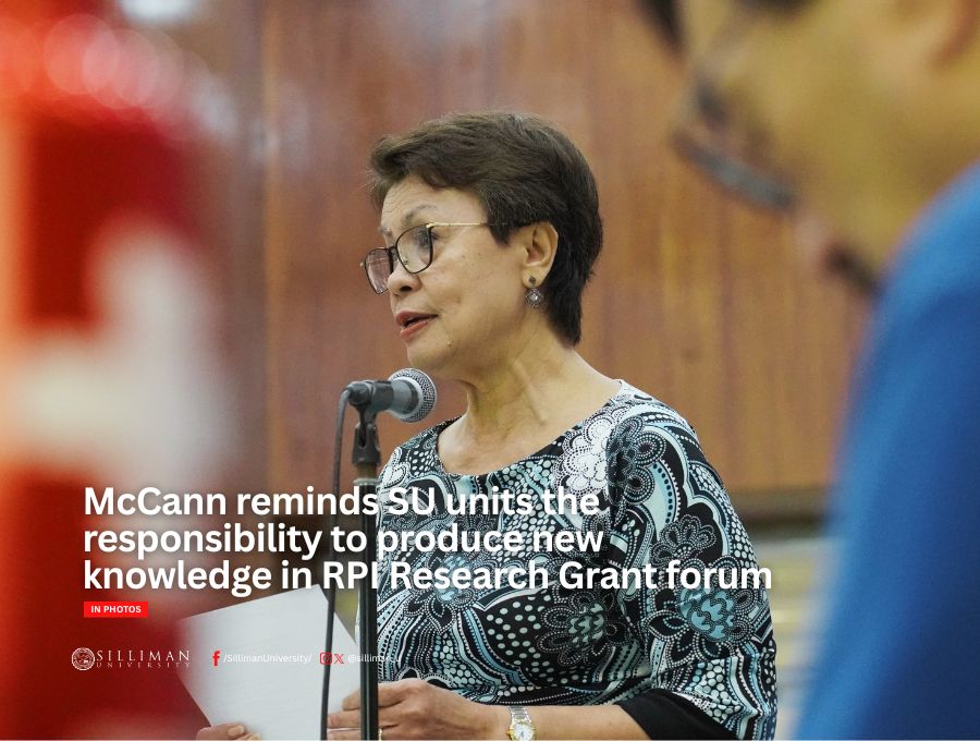 McCann reminds SU units the responsibility to produce new knowledge in RPI Research Grant forum