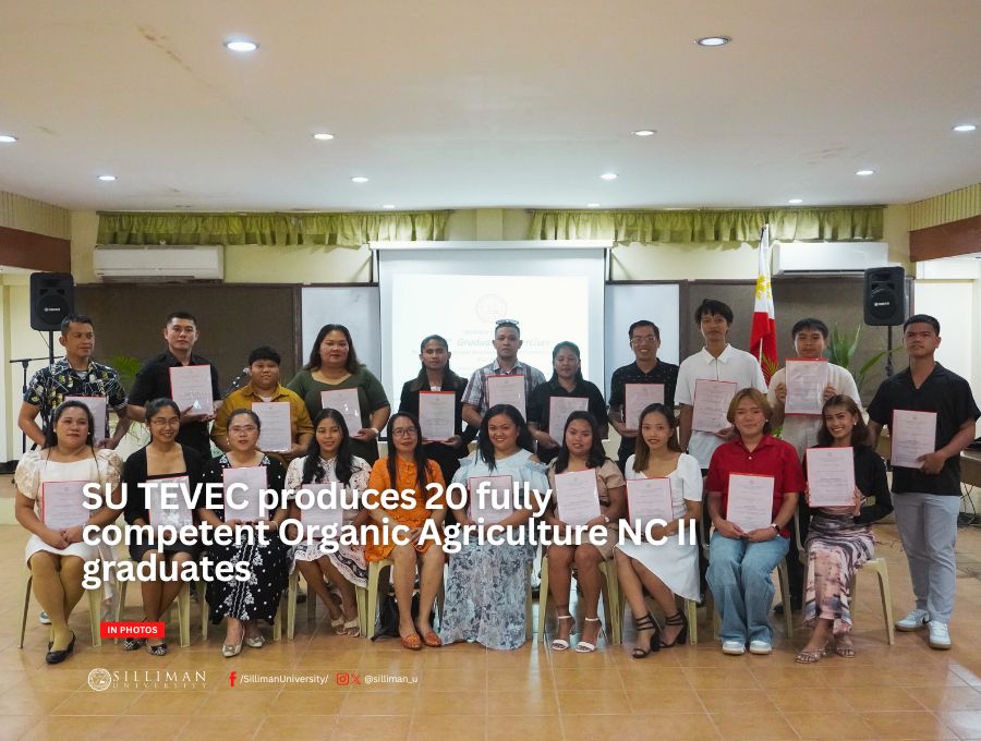 SU TEVEC produces 20 fully competent Organic Agriculture NC II graduates