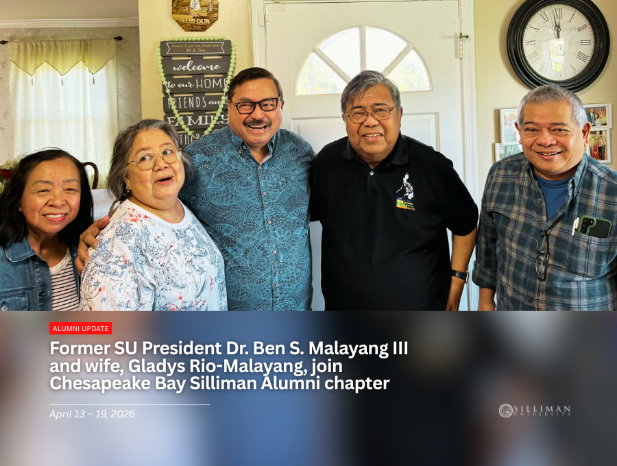 Former SU President Dr. Ben S. Malayang III and wife, Gladys Rio-Malayang, join Chesapeake Bay Silliman Alumni chapter