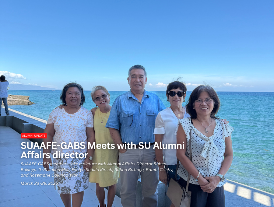 SUAAFE-GABS Meets with SU Alumni Affairs director SUAAFE-GABS Meets with SU Alumni Affairs director