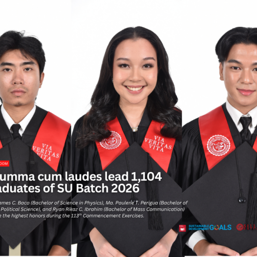 3 summa cum laudes lead 1,104 graduates of SU Batch 2026