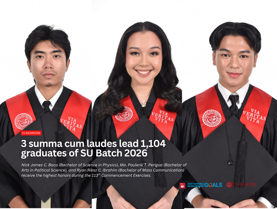 3 summa cum laudes lead 1,104 graduates of SU Batch 2026