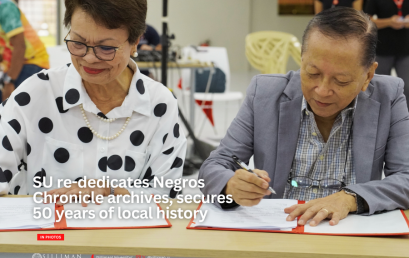 SU re-dedicates Negros Chronicle archives, secures 50 years of local history