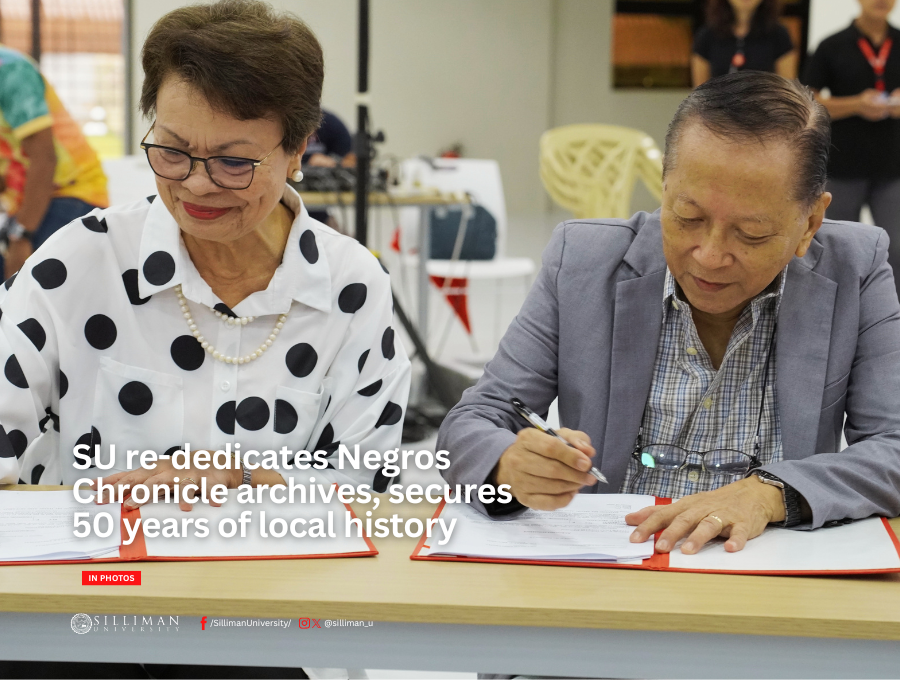 SU re-dedicates Negros Chronicle archives, secures 50 years of local history