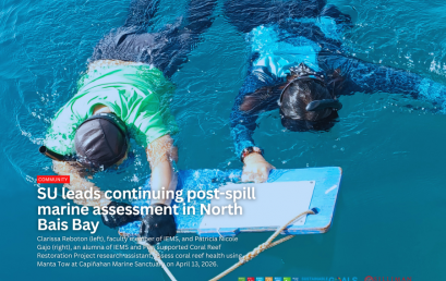SU Leads Continuing Post-Spill Marine Assessment in North Bais Bay