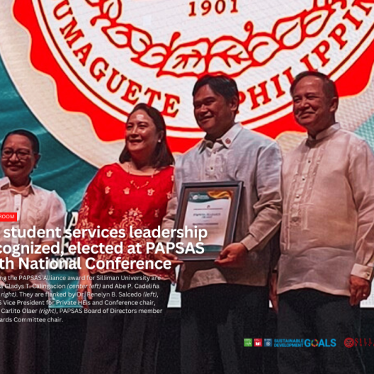 SU student services leadership recognized, elected at PAPSAS 30th National Conference