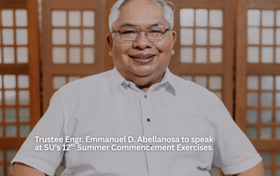 Trustee Engr. Emmanuel D. Abellanosa to speak at 12th Summer Commencement Exercises