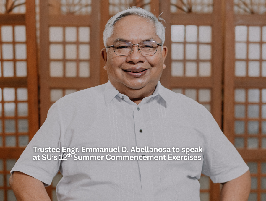 Trustee Engr. Emmanuel D. Abellanosa to speak at 12th Summer Commencement Exercises