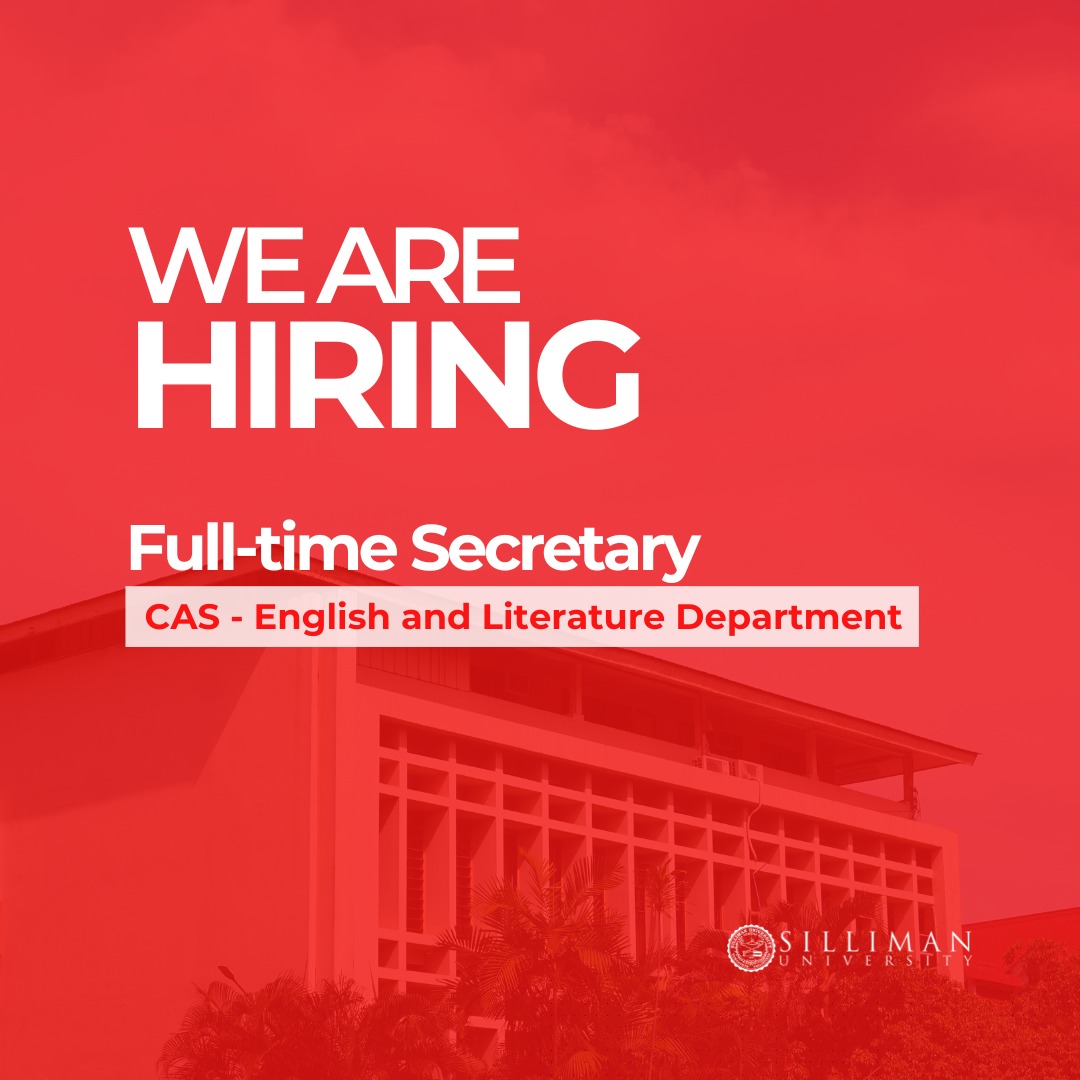 College of Arts and Sciences (CAS) is hiring a full-time secretary for the English and Literature Department