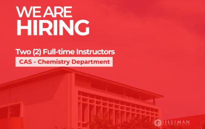 Hiring Two (2) Full-time Instructors for Chemistry Department