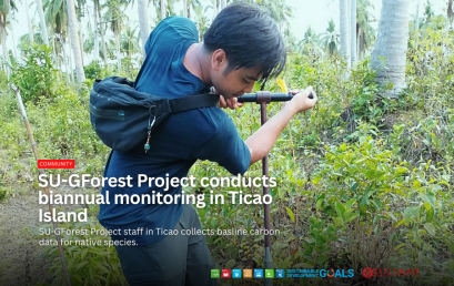 SU-GForest Project conducts biannual monitoring in Ticao Island