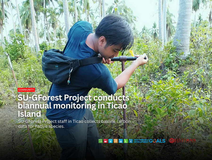 SU-GForest Project conducts biannual monitoring in Ticao Island