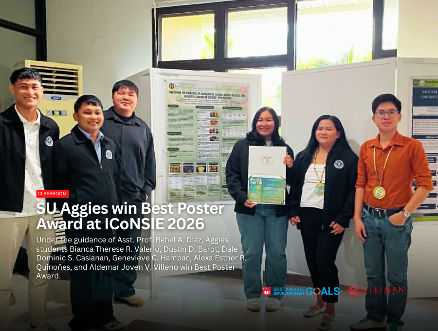 SU Aggies win Best Poster Award at ICoNSIE 2026