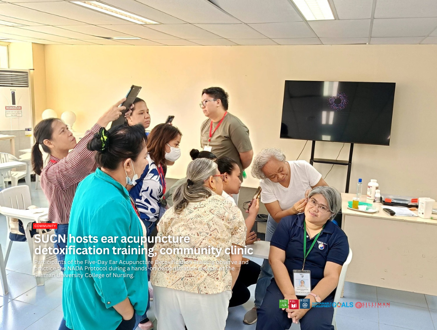 SUCN hosts ear acupuncture detoxification training, community clinic SUCN hosts ear acupuncture detoxification training, community clinic