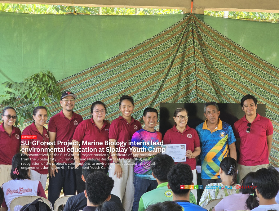SU-GForest Project, Marine Biology interns lead environmental education at Sipalay Youth Camp
