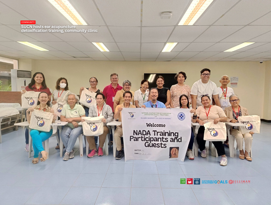 Facilitators, participants, faculty members, alumni, and guests pose for a group photo during the Five-Day Ear Acupuncture Detoxification Training conducted by NADA Philippines in partnership with the Silliman University College of Nursing on May 19–23, 2026.
