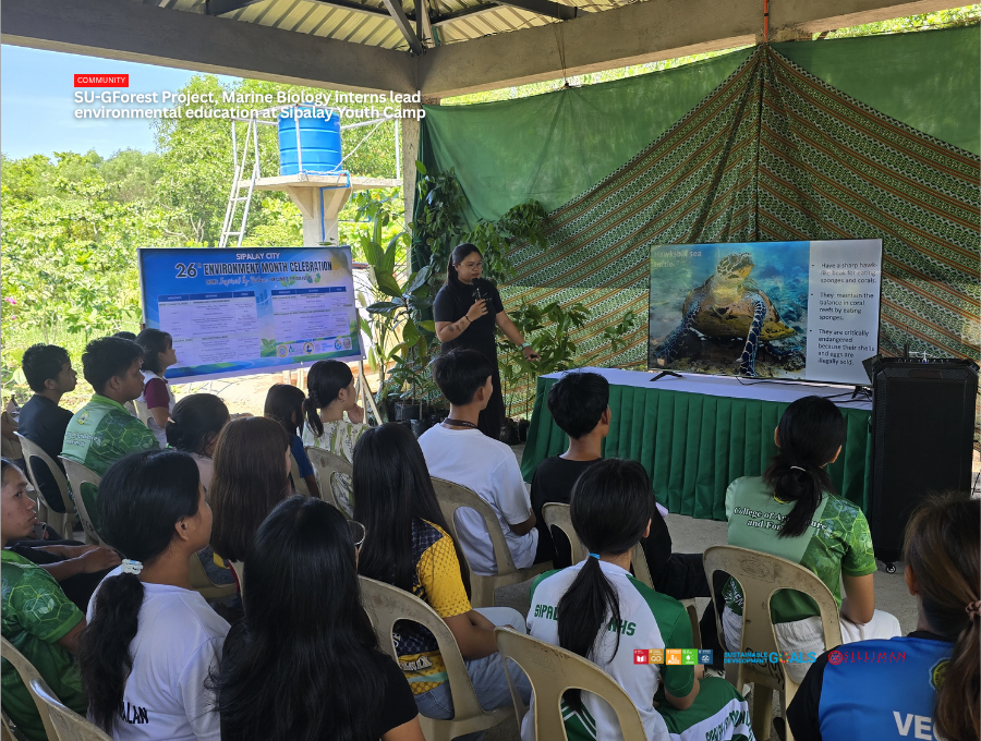 Chris Alexis Duran highlights the rich marine biodiversity of Sipalay City.