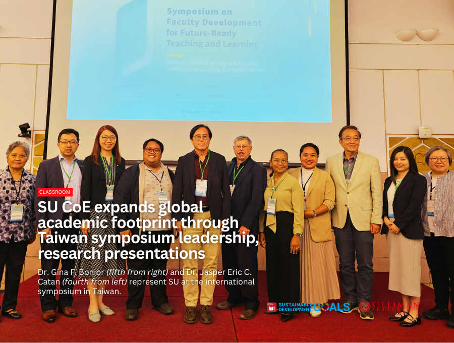 SU CoE expands global academic footprint through Taiwan symposium leadership, research presentations